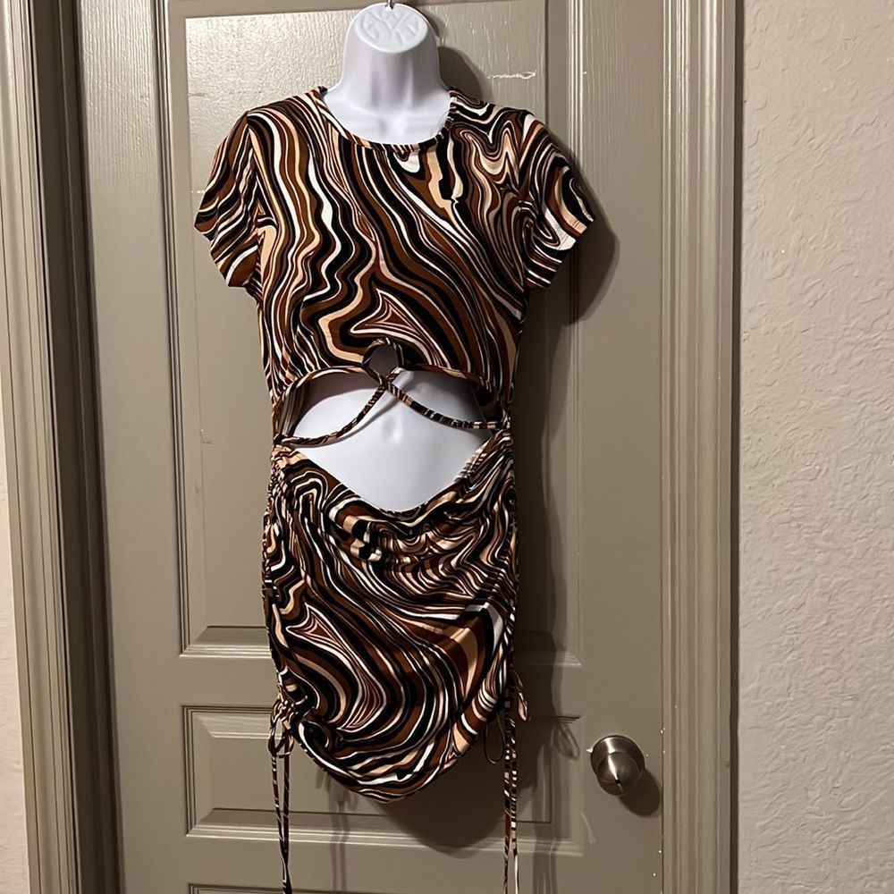 𝅺❤️NEW SEXY‼️BODYCON BROWN DRESS